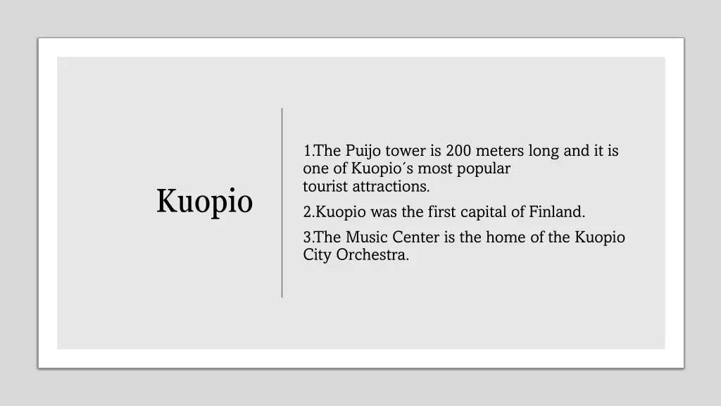 1 the puijo tower is 200 meters long