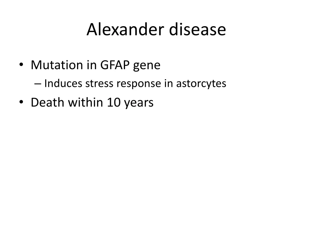 alexander disease