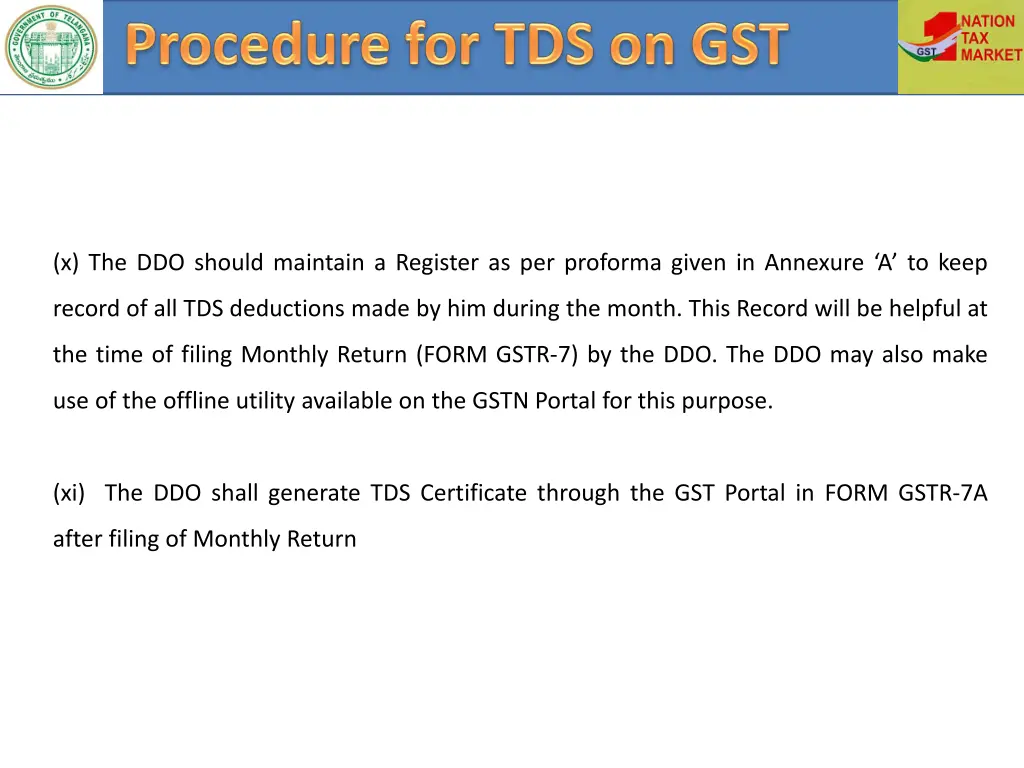 x the ddo should maintain a register