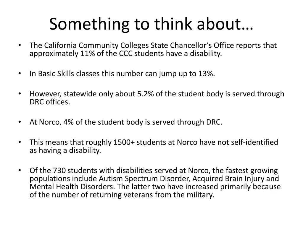 something to think about