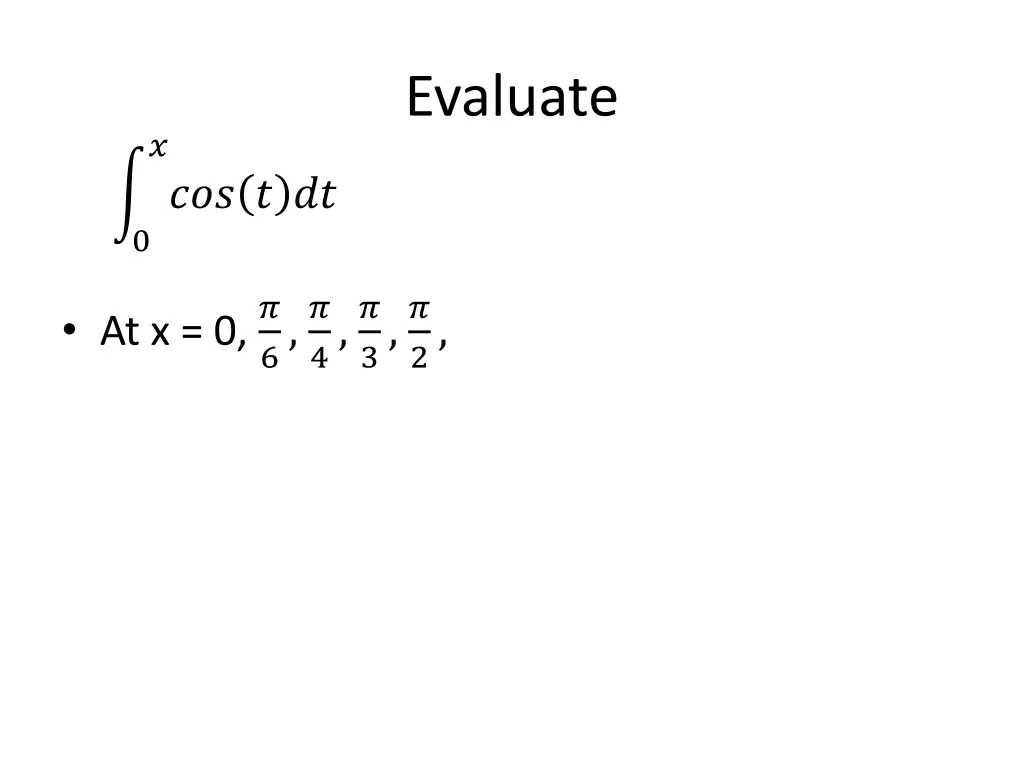 evaluate