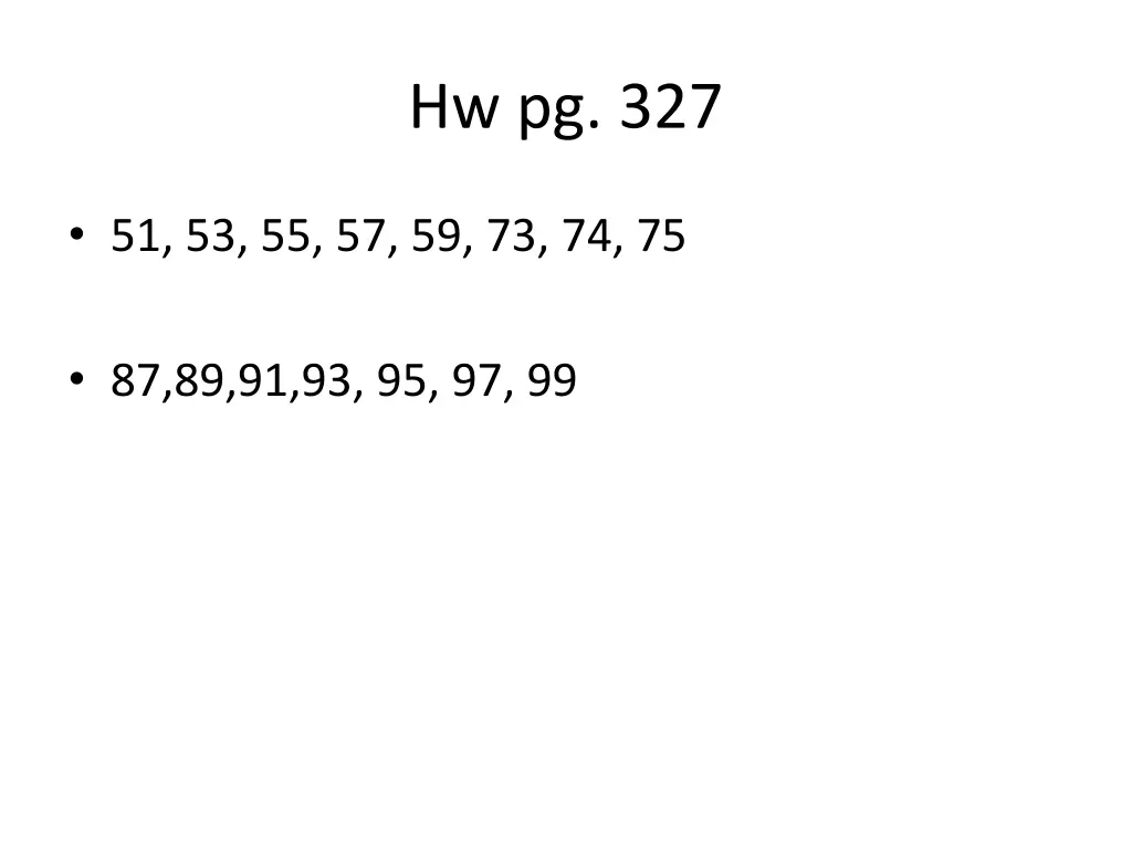 hw pg 327
