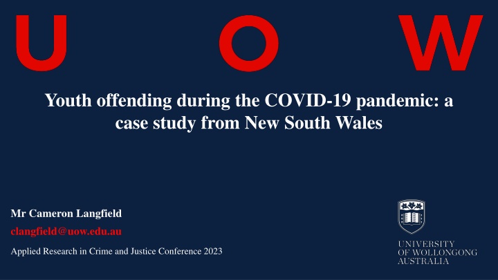 youth offending during the covid 19 pandemic