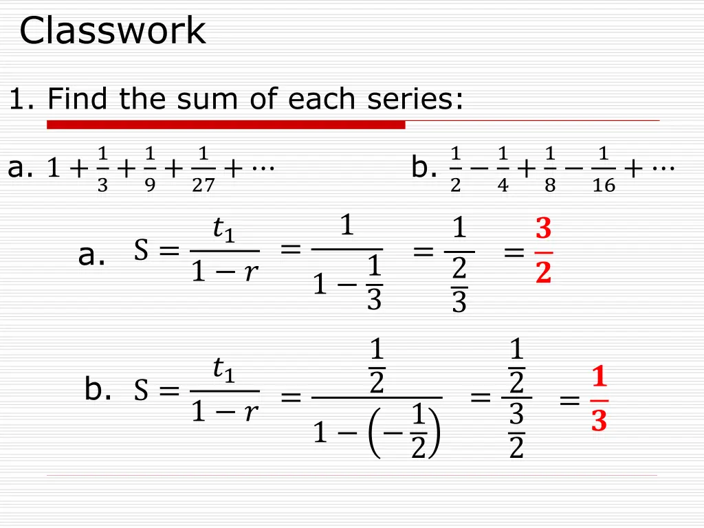 classwork 1
