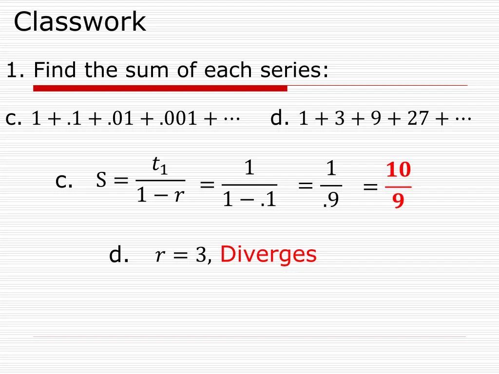 classwork 2
