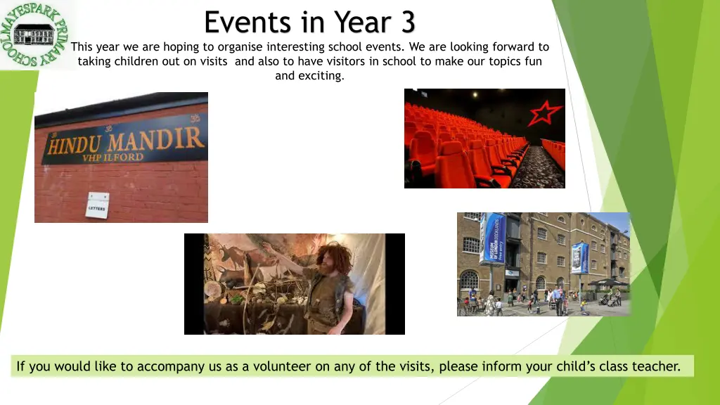 events in year 3