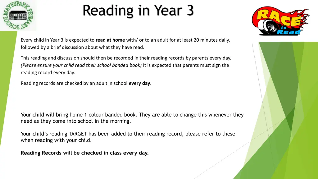 reading in year 3