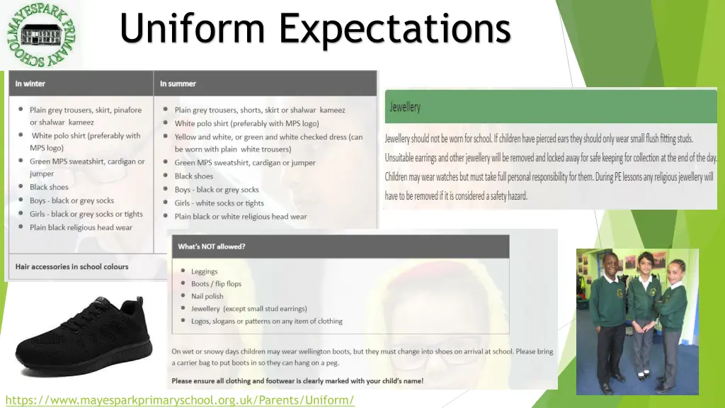 uniform expectations