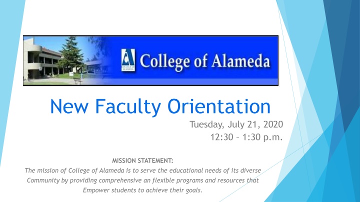 new faculty orientation