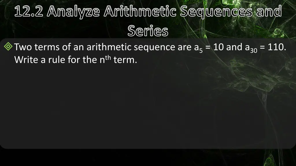 12 2 analyze arithmetic sequences and series 3