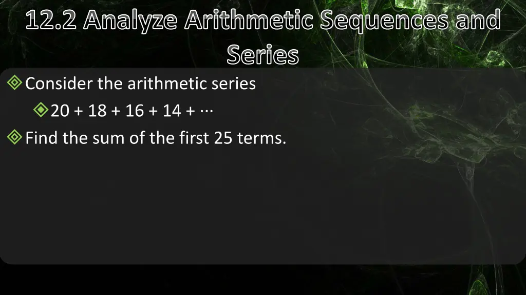 12 2 analyze arithmetic sequences and series 5
