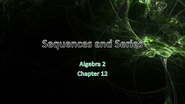 sequences and series