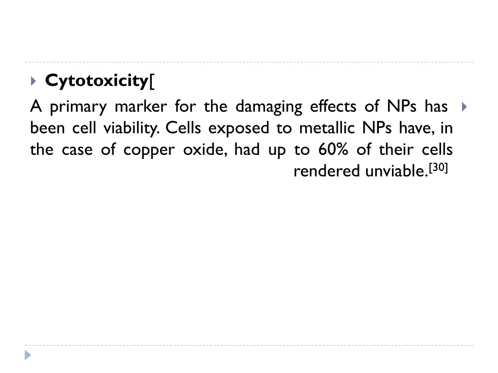 cytotoxicity a primary marker for the damaging