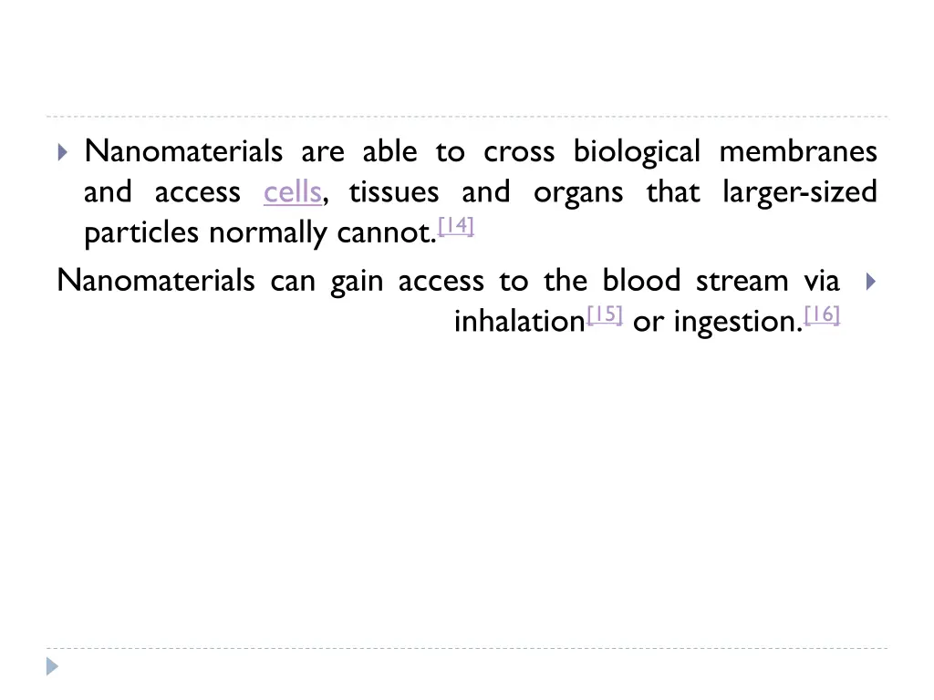 nanomaterials are able to cross biological