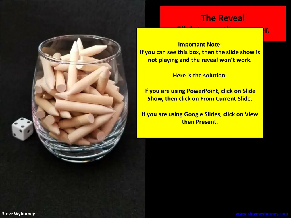 the reveal