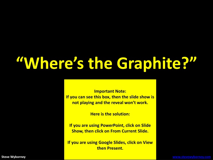 where s the graphite