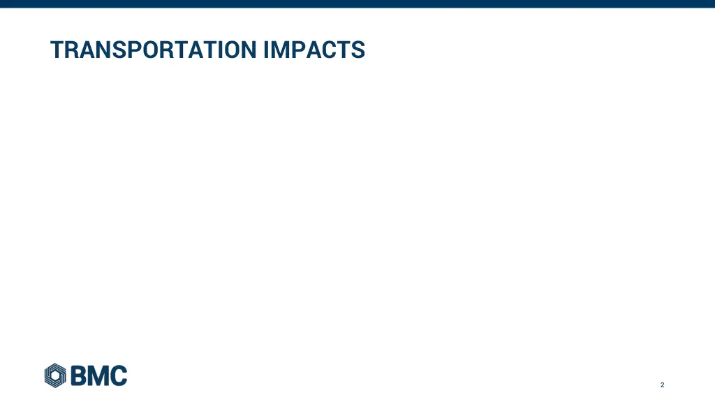 transportation impacts