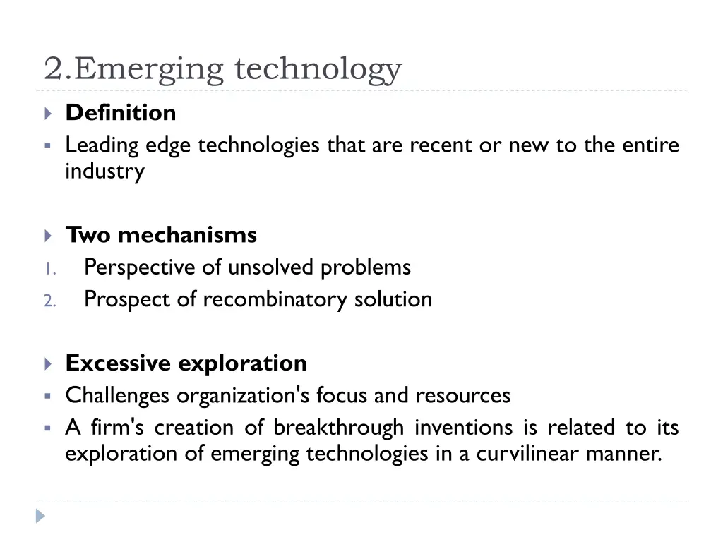 2 emerging technology