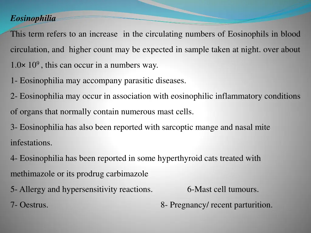 eosinophilia