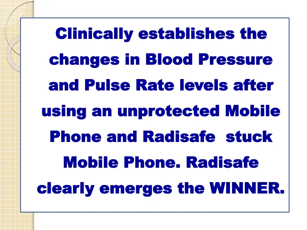 clinically establishes the clinically establishes
