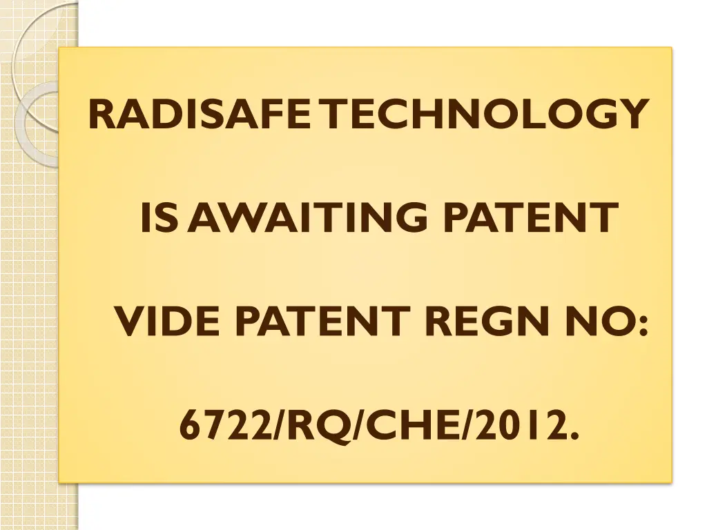radisafe technology 1