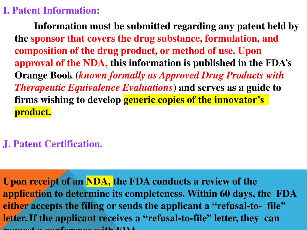 i patent information information must