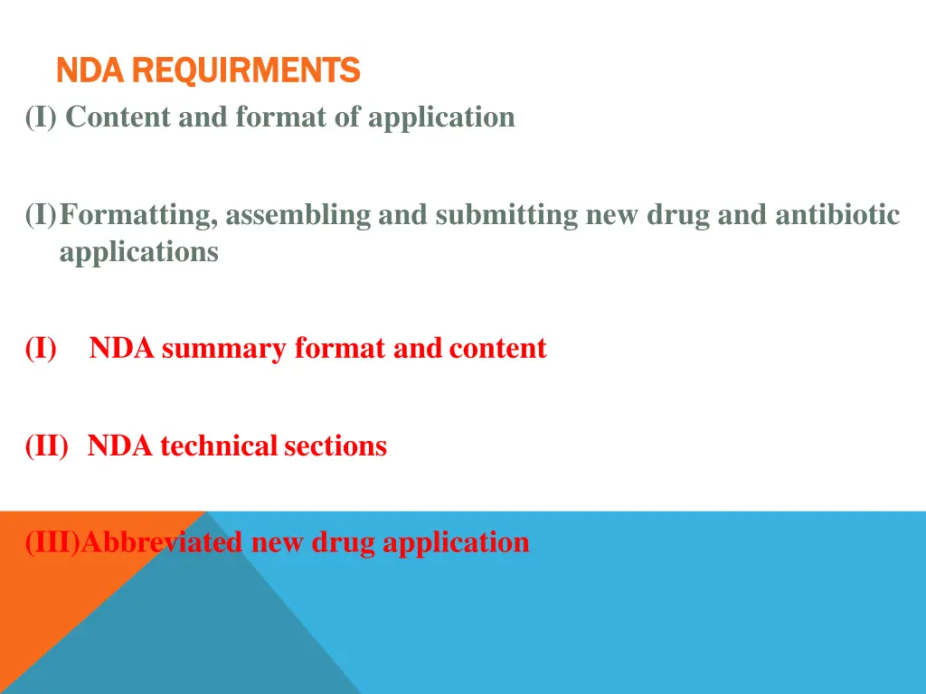 nda nda requirments requirments i content