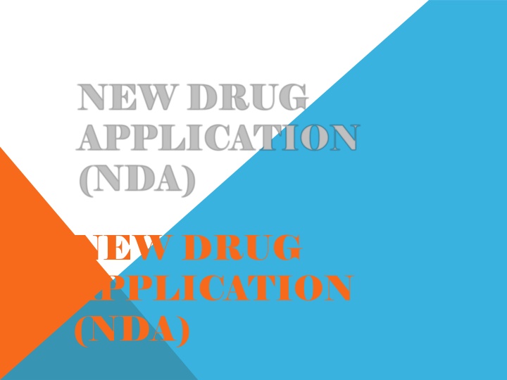new drug application nda