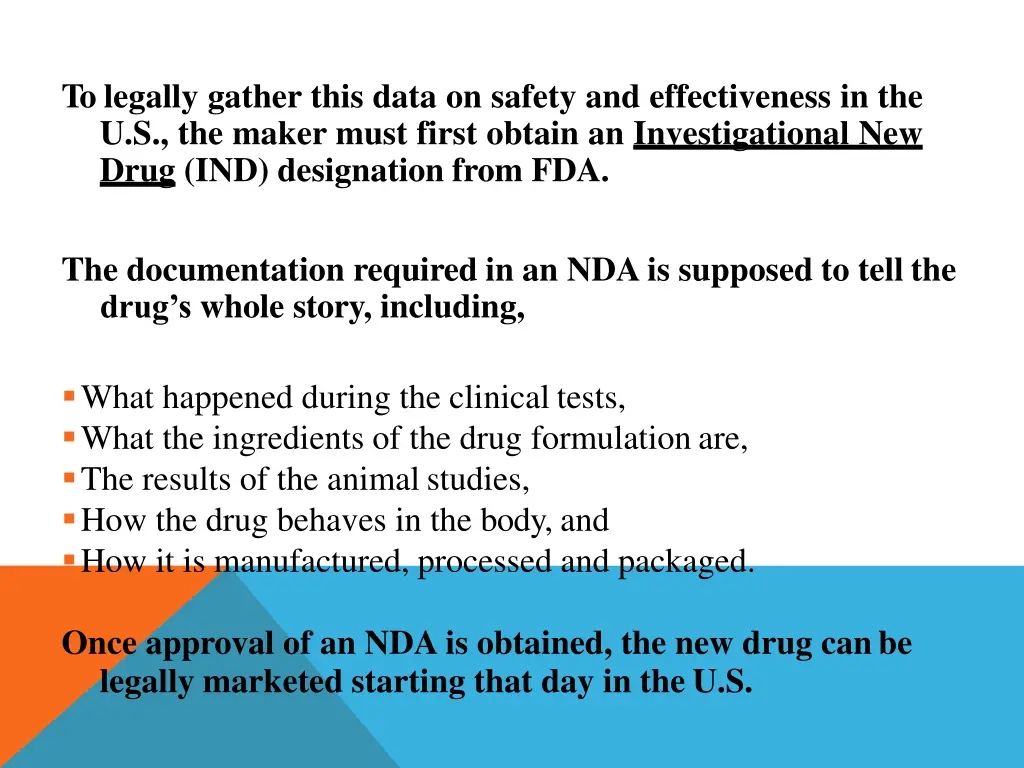 to legally gather this data on safety