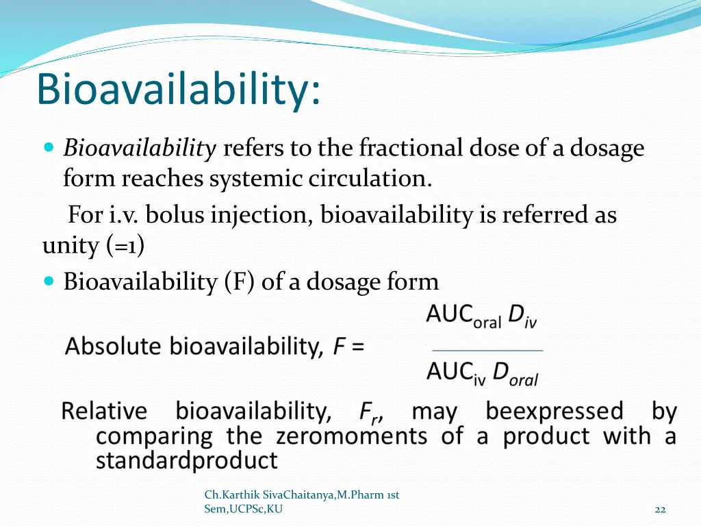 bioavailability
