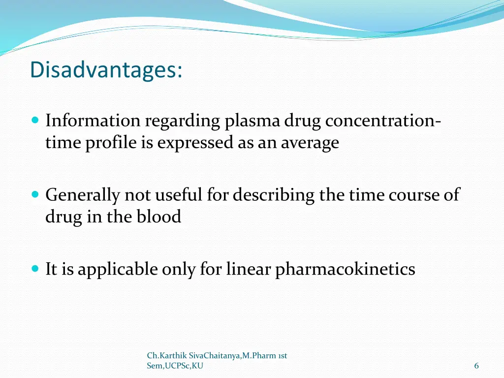 disadvantages