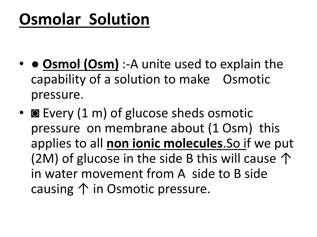 osmolar solution 2