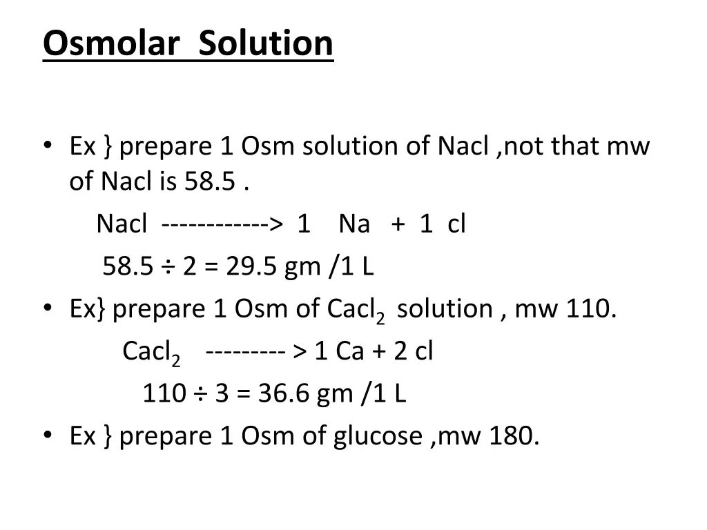 osmolar solution 7