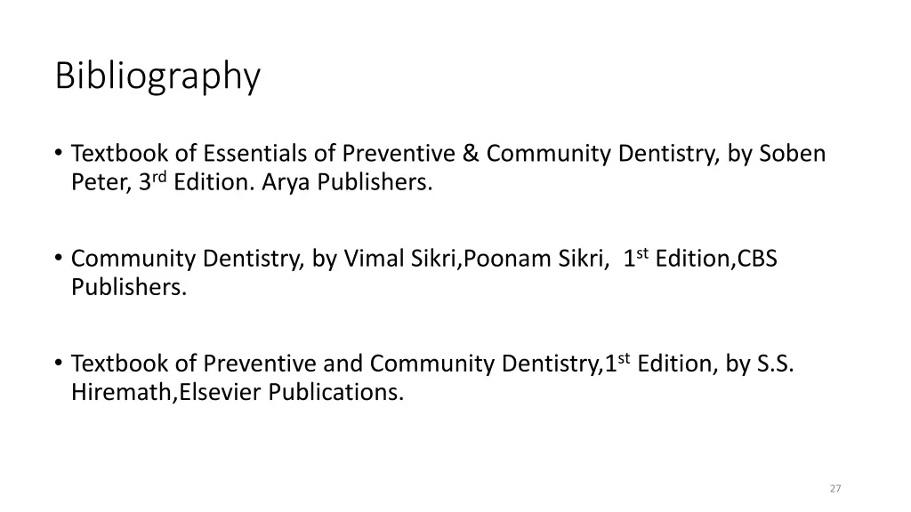 bibliography