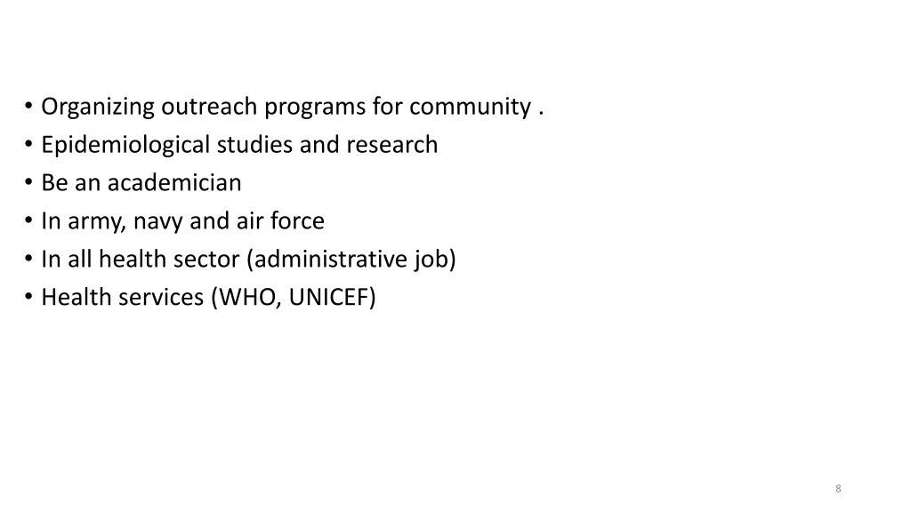 organizing outreach programs for community