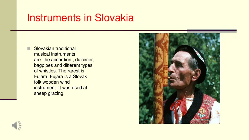 instruments in slovakia