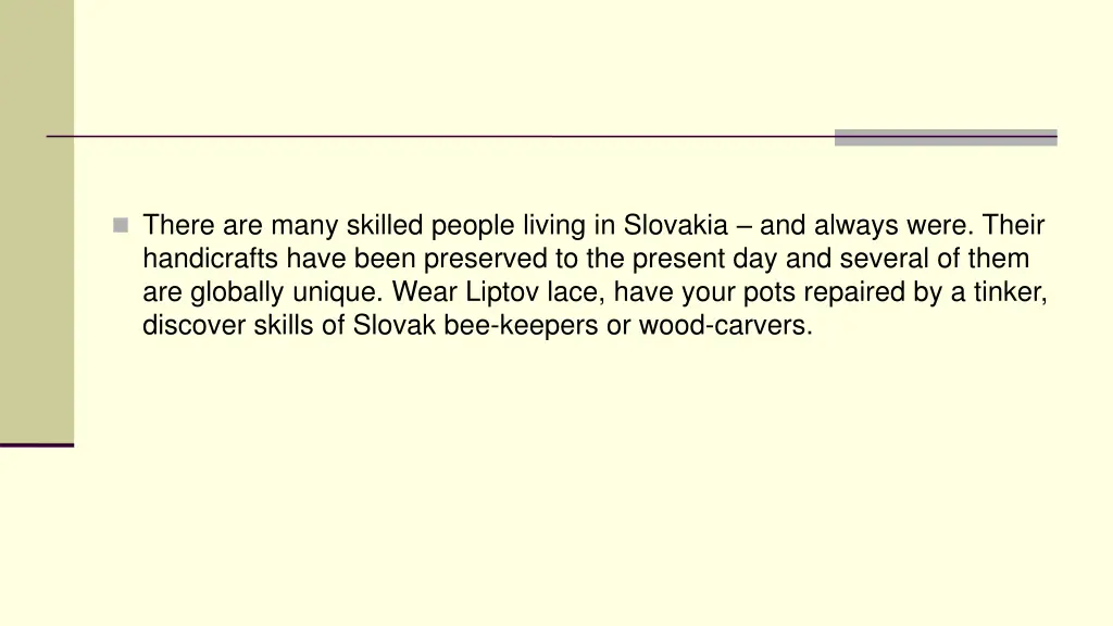 there are many skilled people living in slovakia