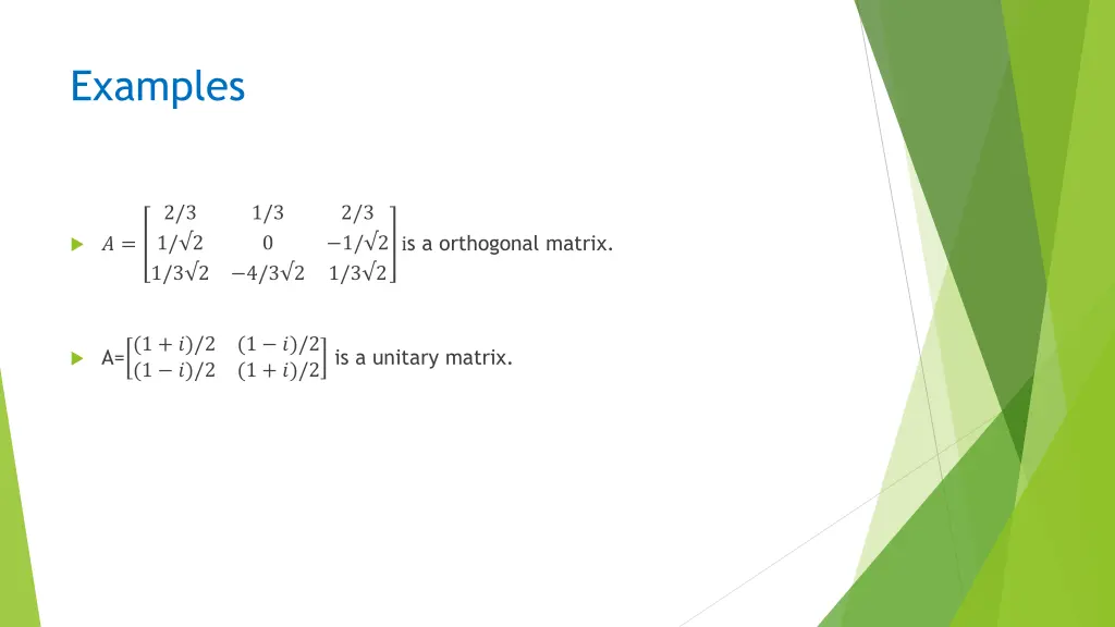examples