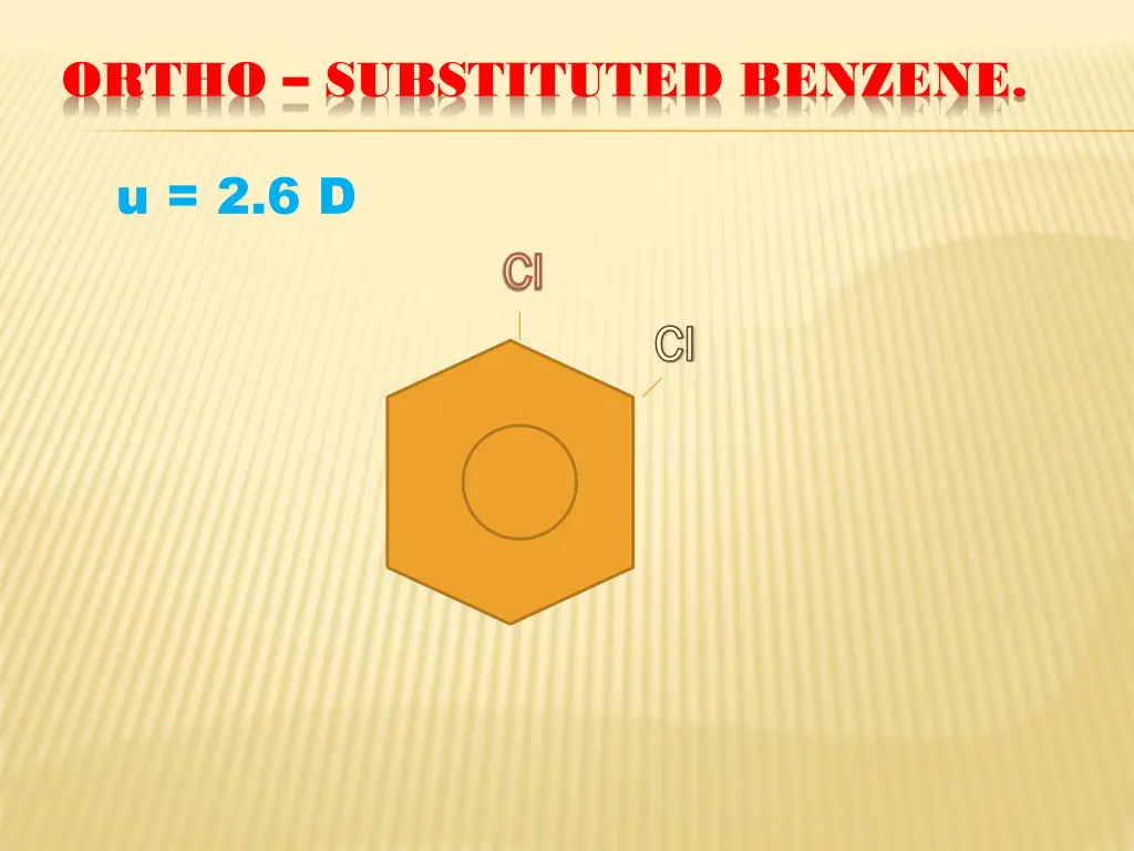ortho substituted benzene