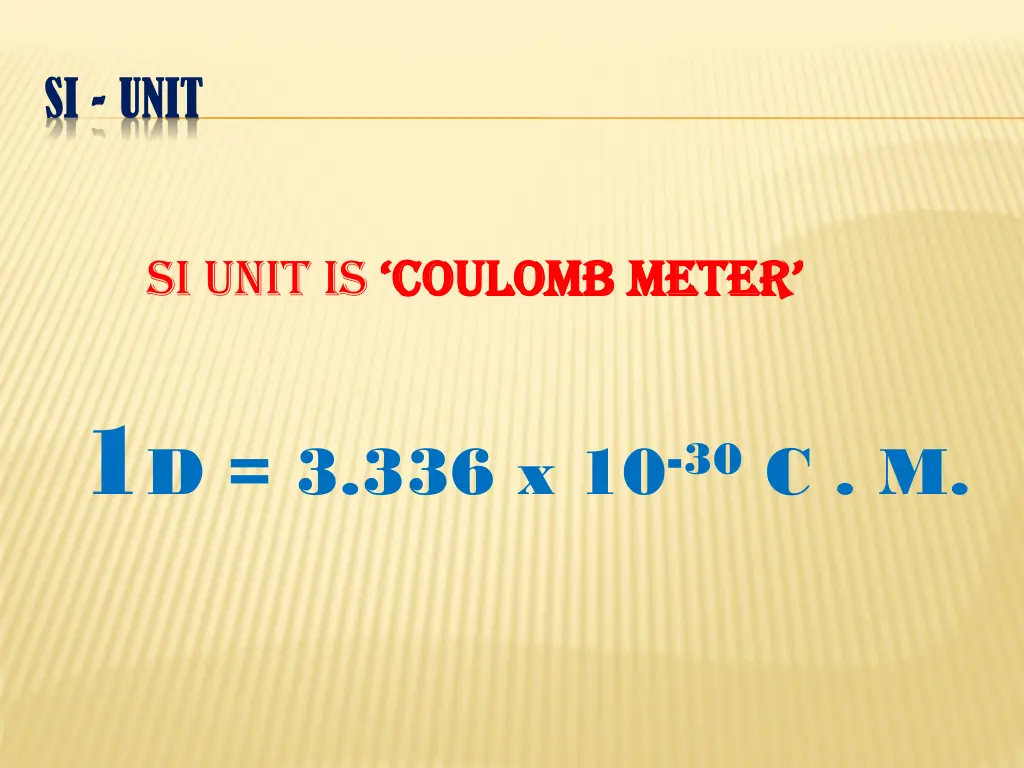 si unit