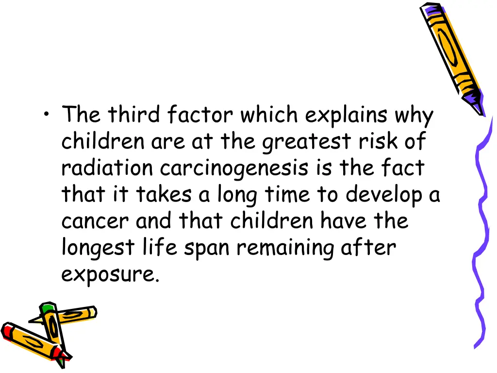 the third factor which explains why children