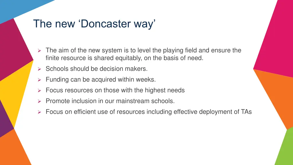 the new doncaster way