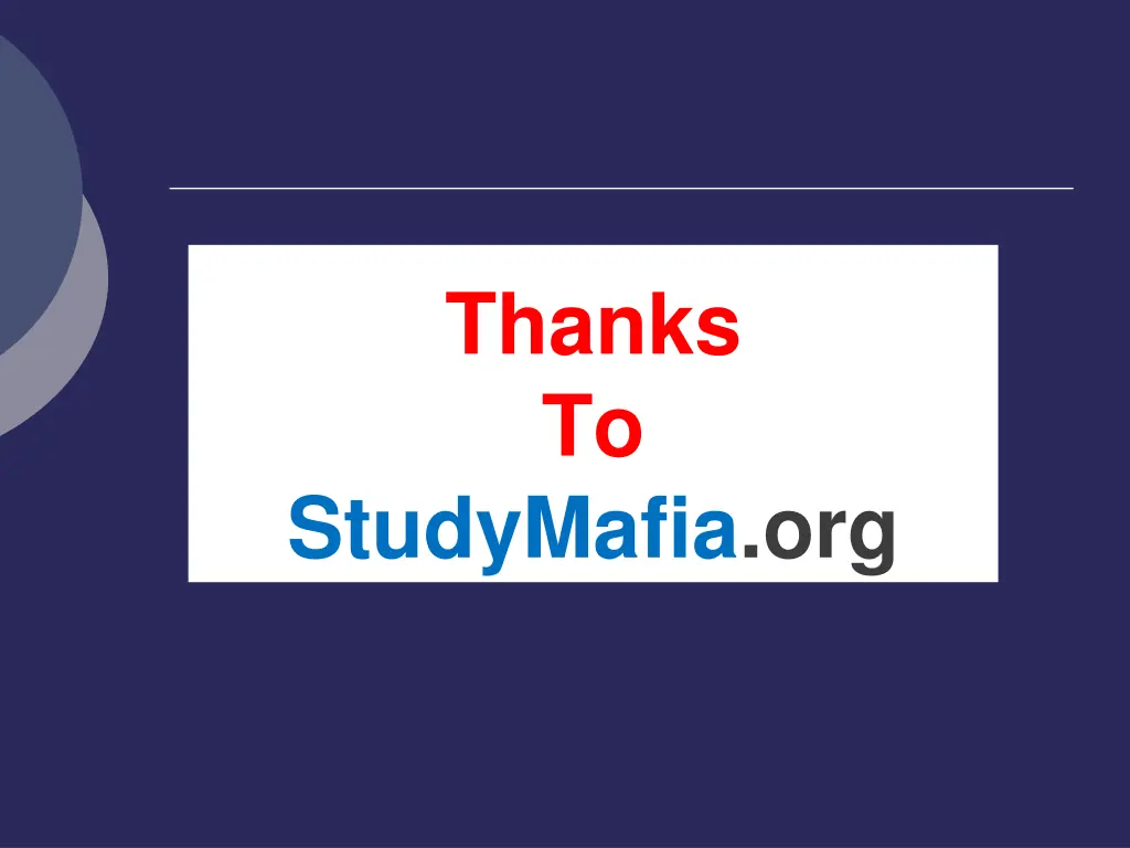 thanks to