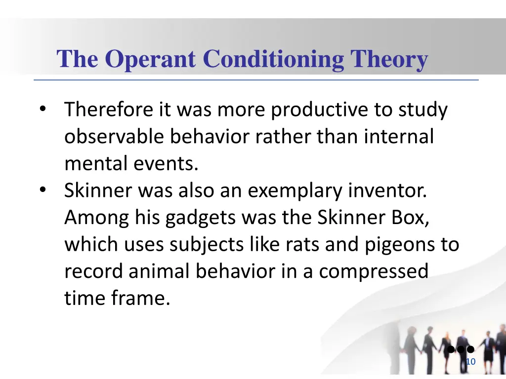 the operant conditioning theory 2