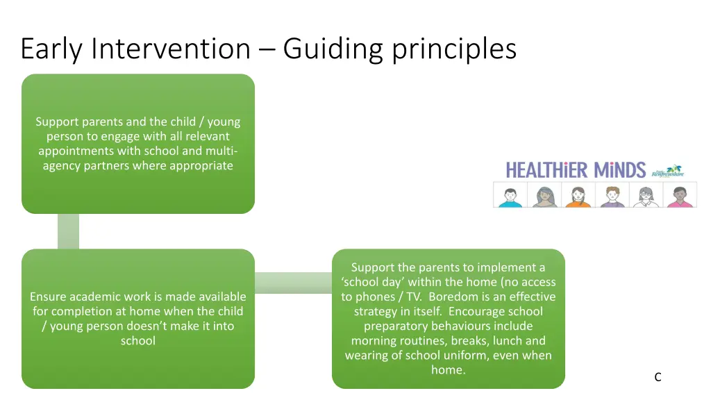 early intervention guiding principles