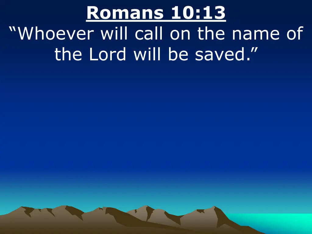 romans 10 13
