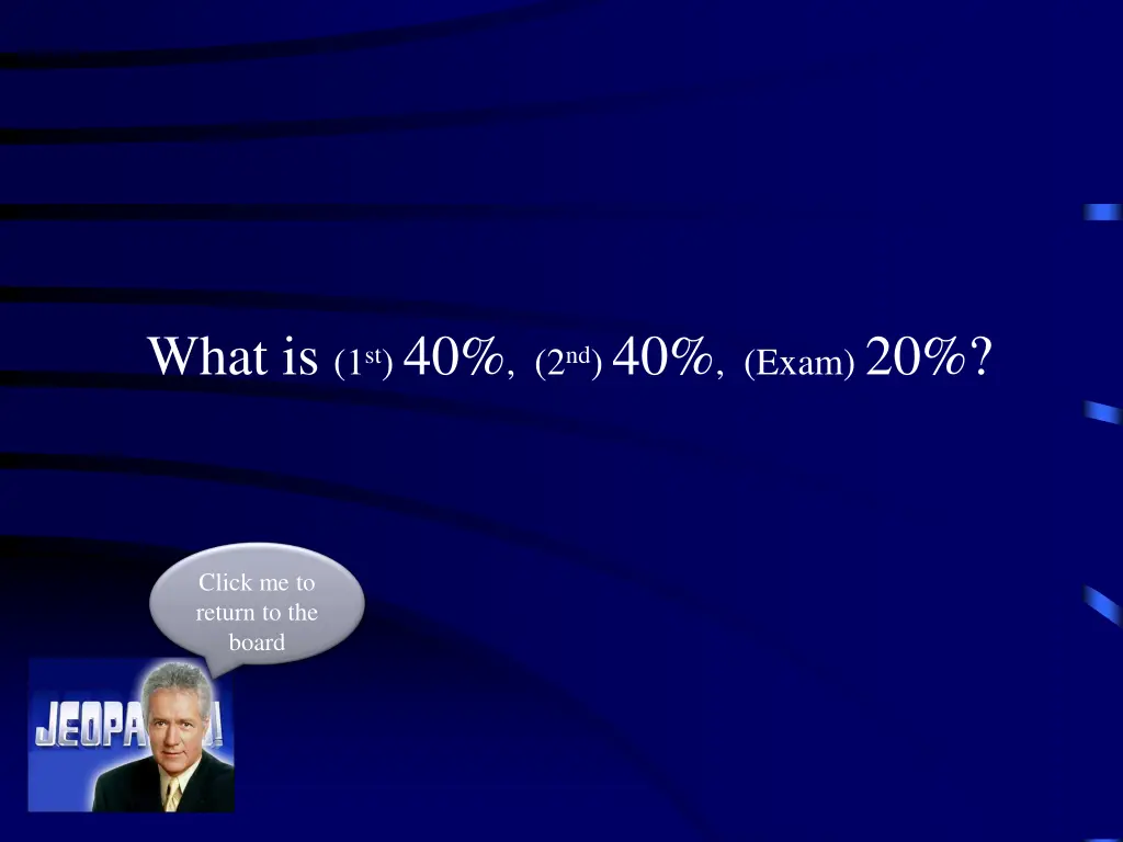what is 1 st 40 2 nd 40 exam 20