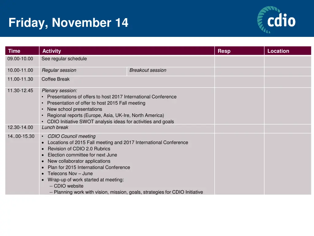 friday november 14