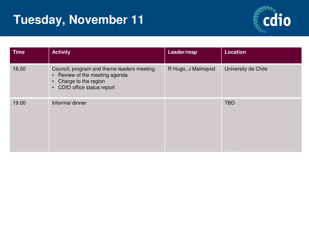 tuesday november 11