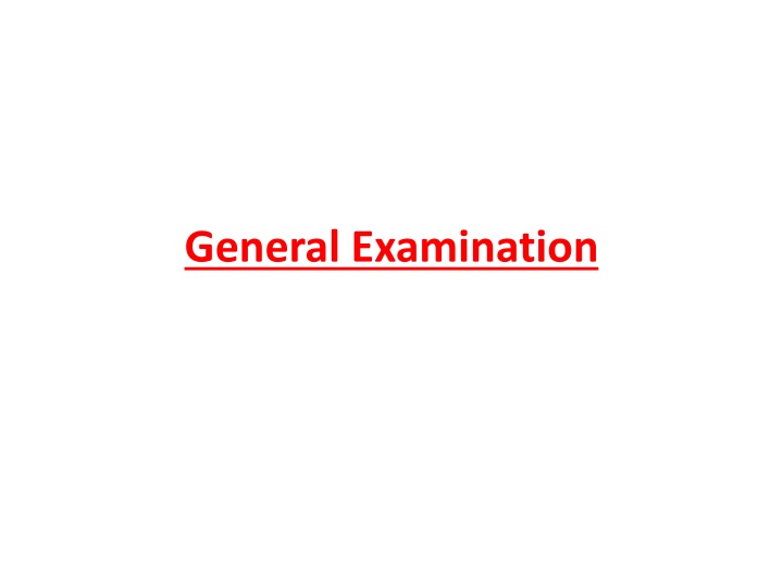 general examination